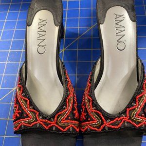 Amano Vintage Beaded Sandal